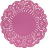Just Artifacts Paper Doilies Round Lace Design (150pcs, Bubblegum Pink)