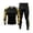 #07-Yellow, variant on Men's Compression Long Sleeve Shirt and Leggings Set Running Gym Athletic Base Layer Workout