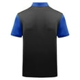 thumbnail image 4 of SGFCWSX Mens Polo Shirts Short Sleeve Slim Fit Quick-Dry Gradient Moisture-Wicking Casual Golf Shirts for Men Dark Blue Size XL, 4 of 5