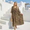 thumbnail image 5 of Justay Story Kaftan Dresses for Women Cover up One Size Swimsuit Beach Dresses Leopard, 5 of 8