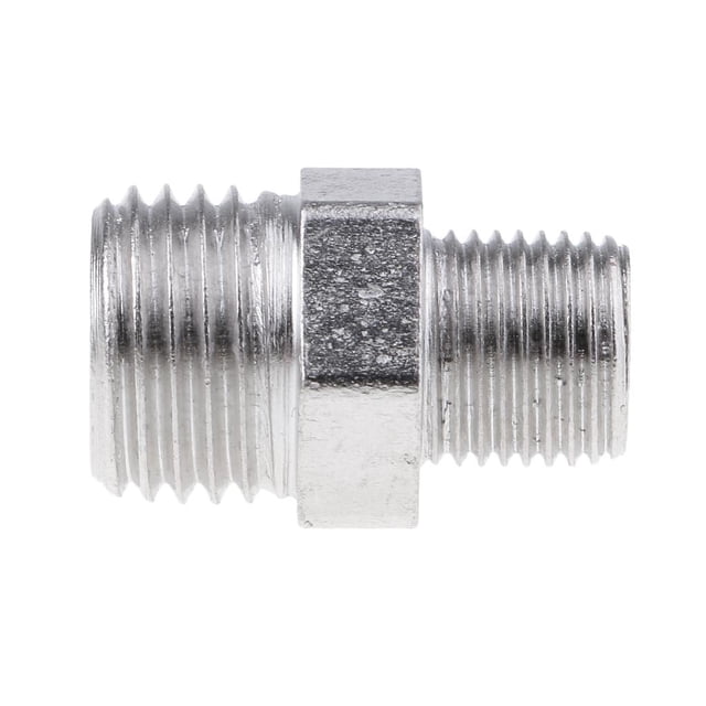 Adaptador de Conector de para Aerógrafo de 1/8'' BSP Macho a 1/4'' BSP Macho.