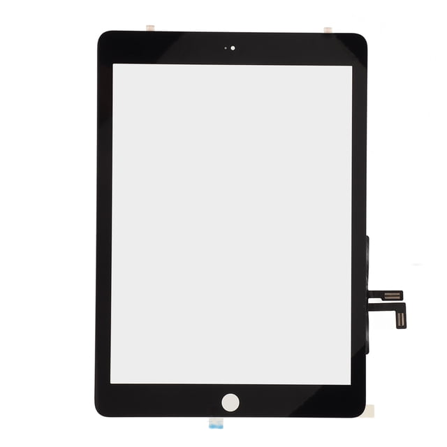 Reemplazo de cristal del digitalizador de pantalla táctil reemplazo de pantalla de pestaña negra de vidrio templado de alta resistencia para tableta IOS 5 2017
