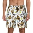 thumbnail image 3 of Uemuo German Shepherd Dog Pattern Mens Swim Trunks Quick Dry Board Shorts with Mesh Lining, Stretch Beach Shorts Quick Dry No-Chafing Board Shorts-XX-Large, 3 of 9