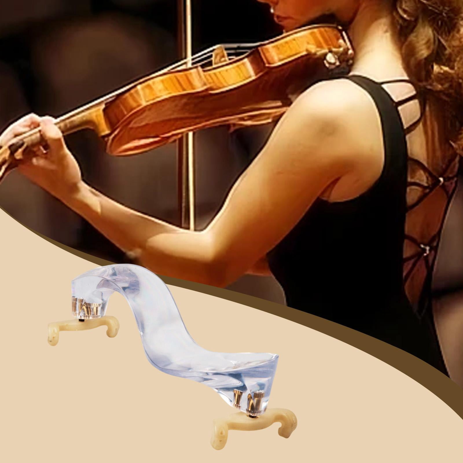 LeeQinersw 1/2 3/4 Violin Shoulder Rest Comfort for Beginners Professionals Easy to Use Khaki