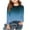 Blue, variant on Spazoro Kids Girls Shirts Tee, 2025 Fashion Print Long Sleeve Crew Neck Casual Loose Tops for Child Girls Red Size 4 T