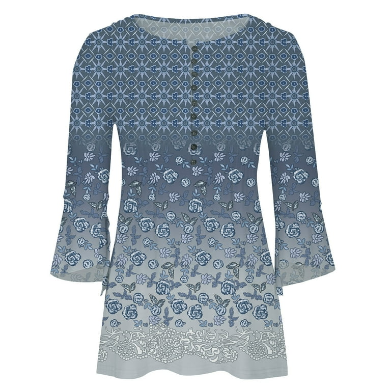 トップス arts & science Front slit ethnic blouse 61CQ6d0O1BL._AC_SY350_QL65_.jpg