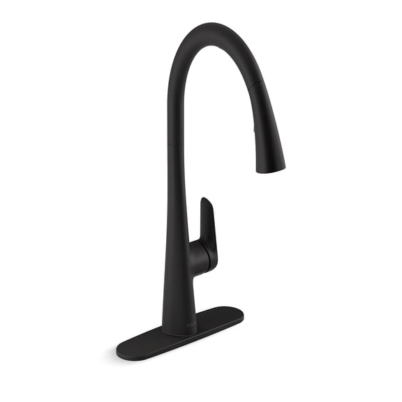 Kohler Anessia 1.5GPM Touchless 9" Pull-Down Kitchen Faucet with Optional Deck Plate