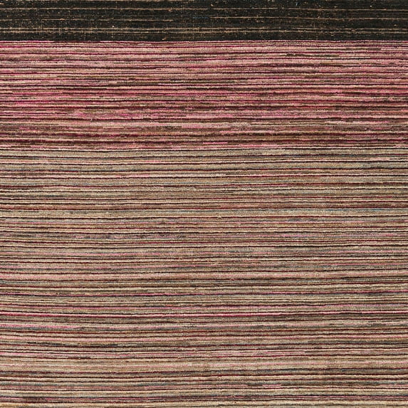 Ahgly Company Machine Washable Indoor Square Abstract Red Brown Area Rugs, 5' Square