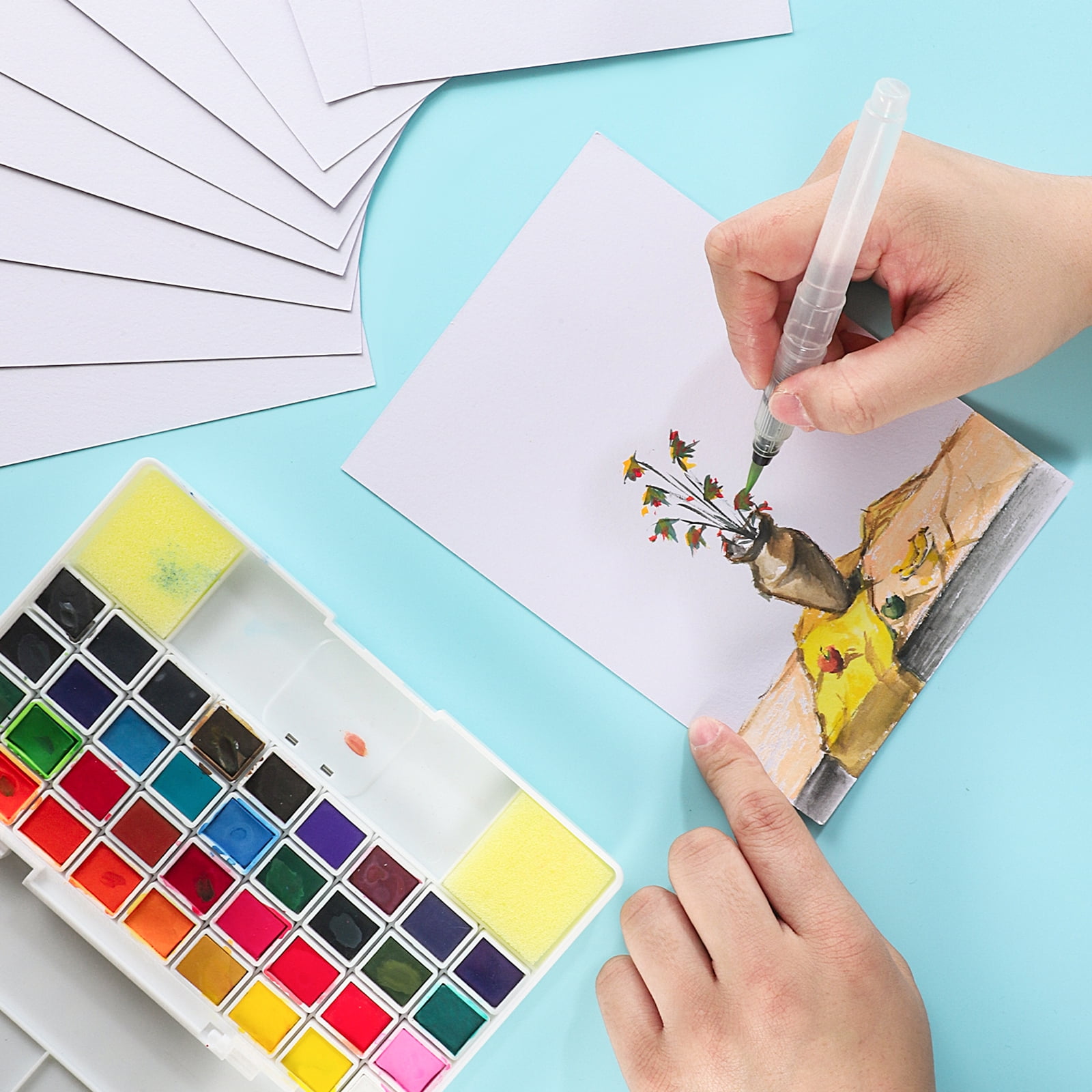 Watercolor Paper, 140 lb/300 GSM Cold Press, 5 x 7 Inch, 120 Sheets