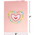 thumbnail image 3 of Paper Love Valentines Day Card, 3D Love Pop Up Greeting Card, Gift for Birthday, Wedding, Anniversary, Mothers Day, All Occasion - 5" x 7" Cover - Includes Envelope and Note Tag, 3 of 5