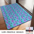 thumbnail image 3 of Daisy Flower Blue Blooms Pattern Door Rugs,Washable Non Slip Door Mats Indoor,Decorative Door Mats,Entry Mat Indoor for Entrance,Bedroom,Kitchen,Bathroom,20"x32", 3 of 6