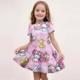 thumbnail image 1 of Robe à Manches Courtes Imprimée Dessin Animé pour Enfants, Confortable et Mignonne, 1 of 7