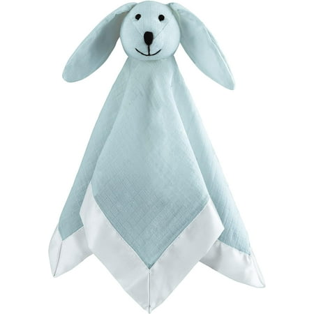 UPC: 0842332124449 | aden anais Essentials Classic Lovey Cotton Muslin Bunny Solid Winter Sky