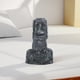 thumbnail image 4 of ColoMX Estatua de cabeza de Moai, adorno de rocalla para acuario, escultura realista de Isla de Pascua para decoración de peceras, apariencia de piedra antigua para decoración del hogar, 4 of 7