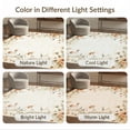 thumbnail image 7 of ODIKA 8'x10' Ultra-Soft Area Rug, Neutral Distressed Scrolling Vine Border Vintage Livingroom Playroom None Washable, Bare feet friendly, Silk-Touch for Bedroom, Under Sectional, 7 of 7