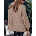 thumbnail image 2 of Suéter PRETTYGARDEN 2025 Otoño Cuello Alto Oversize Caqui Talle L, 2 of 8