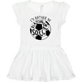 thumbnail image 3 of Inktastic Id Rather Be Playing Soccer Girls Baby Dress, 3 of 5