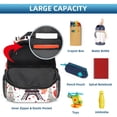 thumbnail image 5 of Eiffel Tower Valentine's Day Traveling Backpack with Adjustable Shoulder Strap, Large Capacity, Printed Design, Lightweight, Suitable, School Backpack Set, Large Backpack., 5 of 6