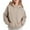 Brown, variant on Aloohaidyvio Hoodies for Women,Womens Button Hoodies Fashion Long Sleeve Blouse Casual Tops Sweatershirt