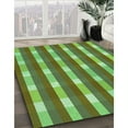 thumbnail image 2 of Ahgly Company Indoor Rectangle Patterned Nebula Green Area Rugs, 5' x 7', 2 of 6