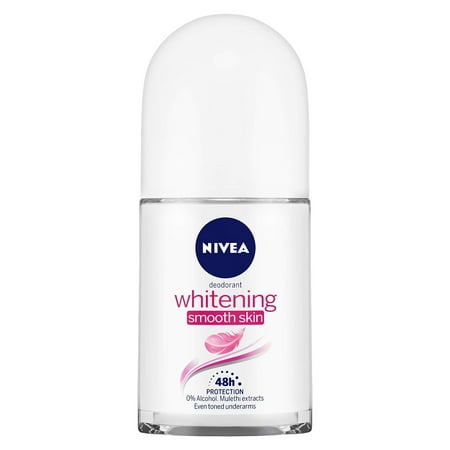 NIVEA Deodorant Roll-on, Whitening Smooth Skin,