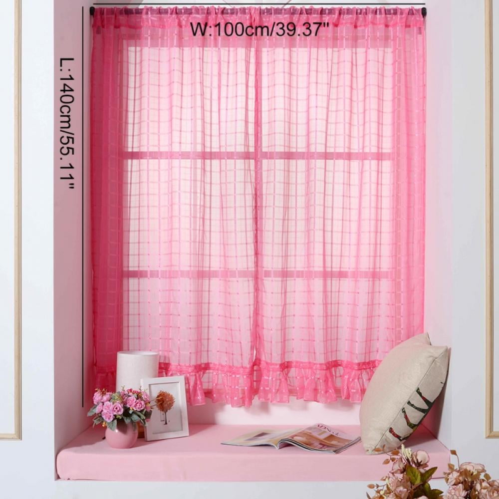 1PC Window Screening Eyelet Style Elegant Design Functional Living Room Curtains 