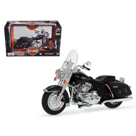 - 2013 Harley Davidson FLHRC Road King Classic Black Bike Motorcycle Model 1/12 by Maisto