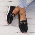 thumbnail image 4 of Quaouag Loafers for Women Casual Comfortable Slip On Flat Shoes Lightweight Leisure Work Shoes Comfort Walking Shoes, 4 of 6