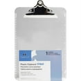 thumbnail image 2 of Business Source, BSN01860, Spring Clip Plastic Clipboard, 1 Each, Clear, 2 of 2