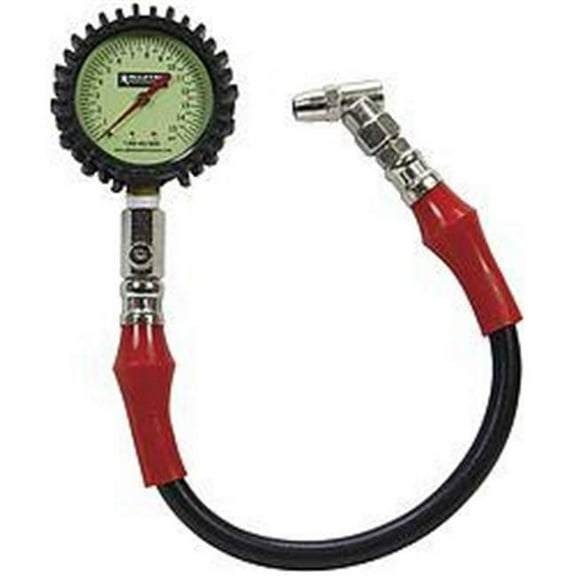 Allstar Performance ALL44056 0-15 PSI Glow in the Dark Tire Pressure Gauge, 2.25 in.