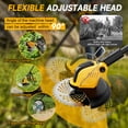 thumbnail image 5 of Lemolifys 12-inch Brushless Weed Eaters with Wheels & 5 Blades, 21V Battery String Trimmer for Lawn Yard Garden, 5 of 10