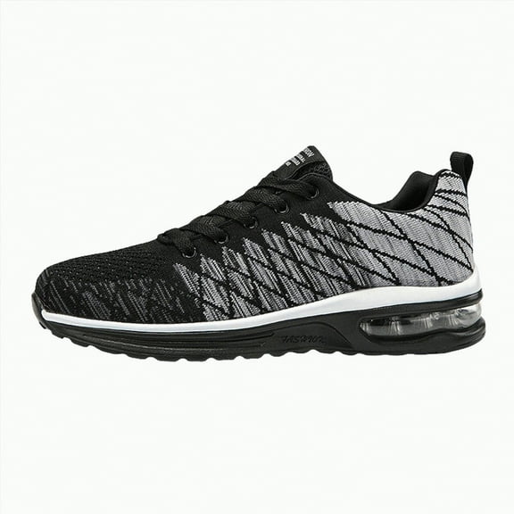 Rotm Men's Trail Running Shoes Fashion Walking Hiking Sneakers for Men Cross Training Shoes Shoe Outdoor Snearker Mens Casual Workout Footwear Walking Shoes For Men Black,Size 8