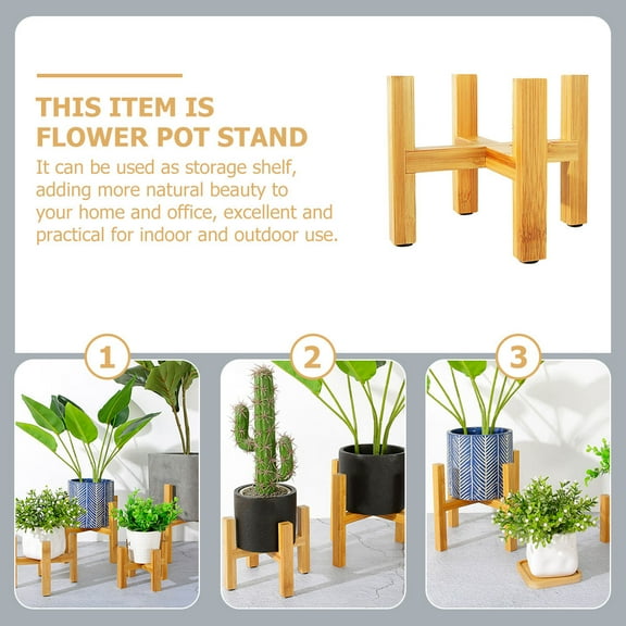 Mobutofu Beauty Plant Stand Square Shape 1Pack