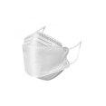 thumbnail image 1 of 100 piezas de mascarillas desechables para adultos Bandana facial de 4 capas real Correa ajustable para la nariz transpirable, 10 piezas, blanco, 11 kaili Sencillez, 1 of 5