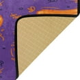 thumbnail image 6 of SKYSONIC Purple Halloween Pumpkin Kitchen Rugs 39×20 in,Non Slip Washable Cushioned Carpets Polyester AntiFatigue Comfort Porch Floor Mat Doormat Halloween Decoration, 6 of 7