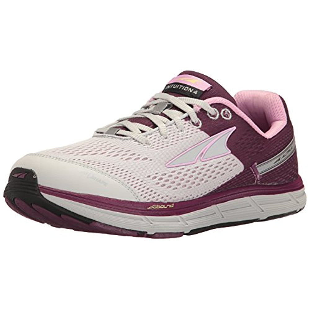 Altra - Altra Women's Intuition 4 Running Shoe, Gray/Purple, 7.5 M US ...