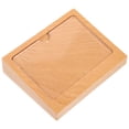 thumbnail image 1 of Mobutofu 1Pack Display Stand for Vendors with Rectangular Shape in Brown 7x4Inch, 1 of 8