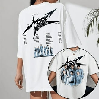 2 Sided Enhypen Walk The Line Tour T-Shirt, Kpop Concert Graphic