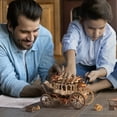 thumbnail image 3 of ROKR Stagecoach Mechanical Music Box 3D Wooden Puzzle AMKA1, 3 of 5