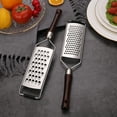 thumbnail image 2 of Cheese Grater Slicer Stainless Spatula Kitchen Food Planer for Chocolate Fruit Vegetable, Big Hole  Small hole planer, 2 of 9