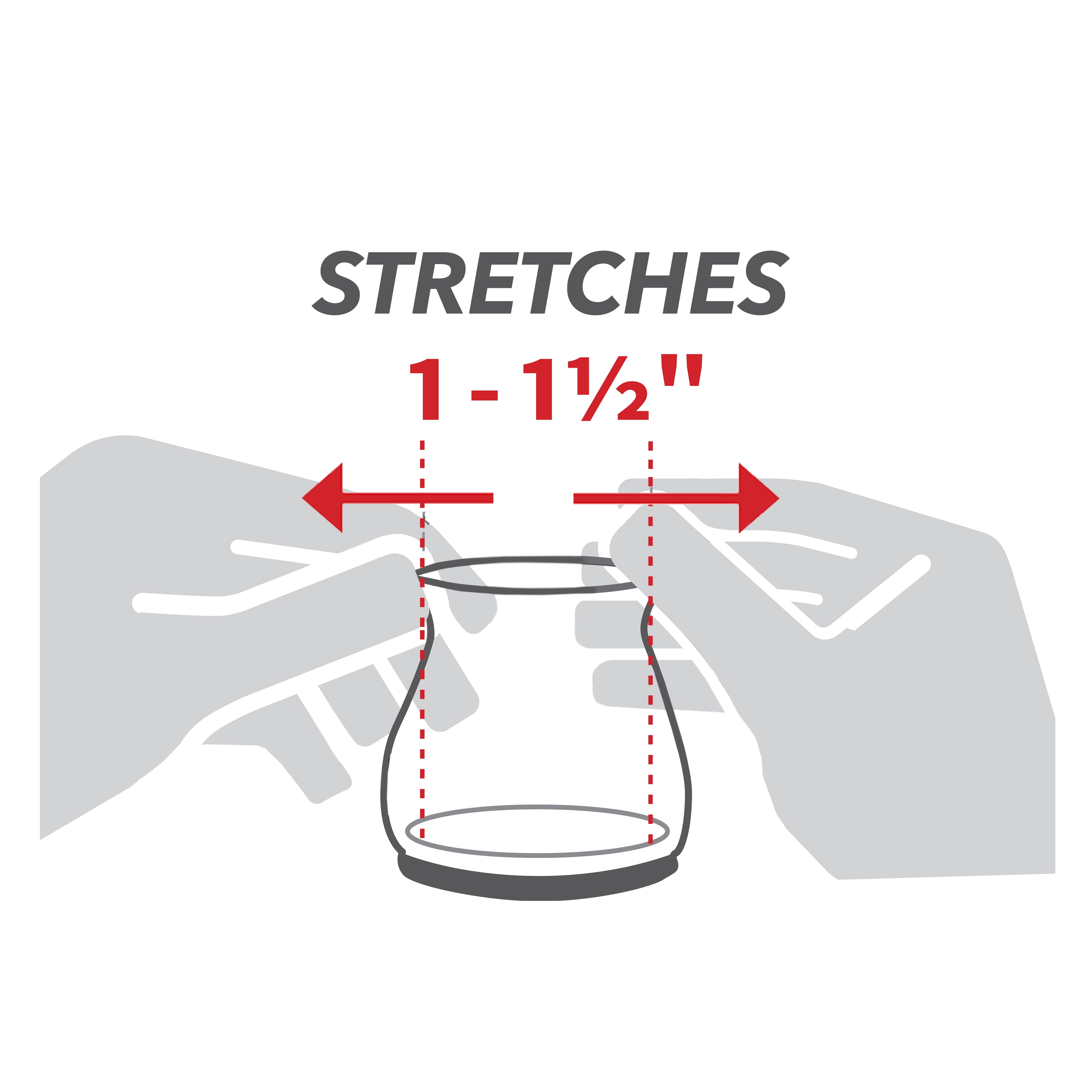 Super Sliders 1-Inch Chair Leg Tips with Felt Pads, Clear Protectors for Hardwood Floors – 4-Pack