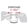 thumbnail image 4 of Super Sliders 1-inch Chair Leg Tips with Felt Pads, Clear Protectors for Hardwood Floors - 4-Pack, 4 of 7