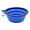 Blue, variant on 350/1000ml Dog Pet Foldable Silicone Bowl Outdoor Travel Collapsible Portable Cat Food Water Container Feeder Dishes