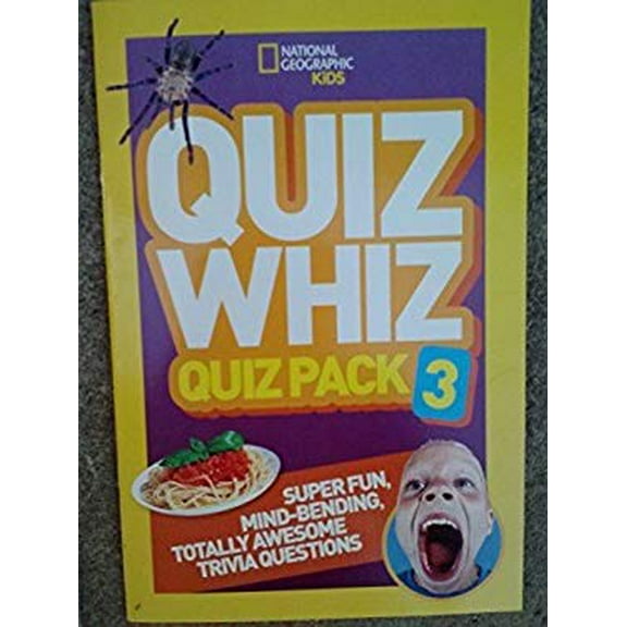 Pre-Owned National Geographic Kids Quiz Whiz Pack 3 Paperback