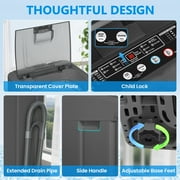Veeboto Washing Machine, 15.6LBS Portable Washer Machine, Full Automatic Washing Machine with Drain Pump Compact Laundry for Home Apartment