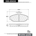 thumbnail image 4 of Centric Parts Disc Brake Pad P/N:300.05650, 4 of 5