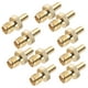 thumbnail image 4 of Conector Jack macho T, 10 piezas RPSMA hembra a RPSMA hembra a T Adaptador Antena Coaxial Cable de extensión Convertidor Diseño a prueba de futuro, 4 of 8