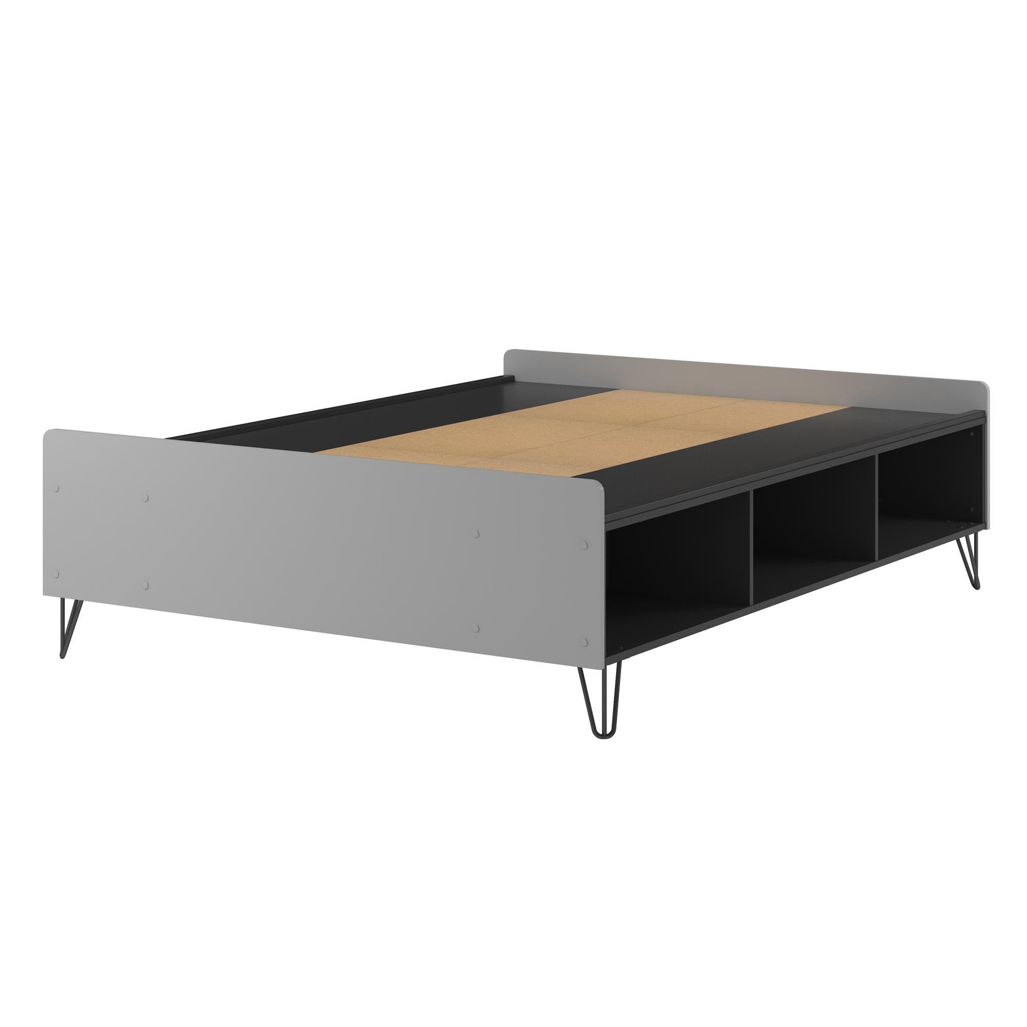 Ameriwood Novogratz Owen Twin Bed Dove Gray Walmart