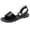 Black, variant on Clothes under $5 asdoklhq Sandals for Women Clearance Under $10,Women Ladies Solid Round Toe Pearl Buckle Causal Sandals Shoes