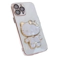 thumbnail image 2 of Funda de teléfono móvil de Tpu con espejo de maquillaje de gato 3d, Popular entre chicas, Hello Kitty, para Iphone 15, 14, 13, 12, 11 Pro Max, con soporte, 2 of 4